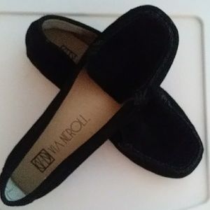 VIA NEROLI. women's black loafers